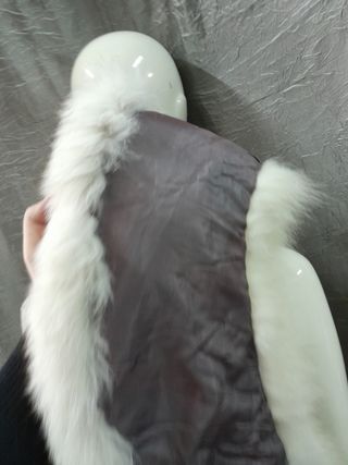 Collo stola scialle vera pelle mantella