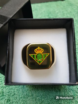 SELLO REAL BETIS, ESCUDO A COLOR GRABADO A LASER 