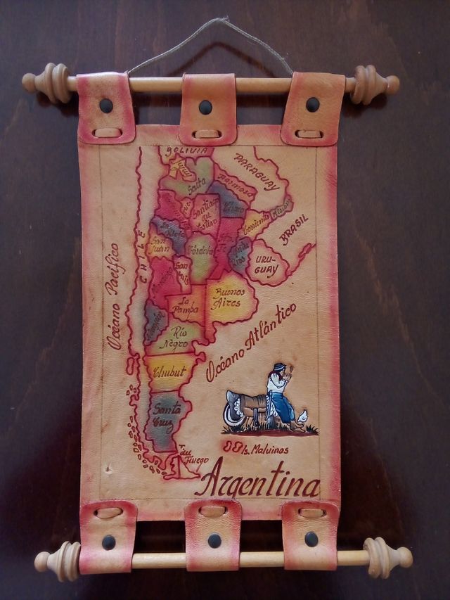 Stendardo argentina in camoscio