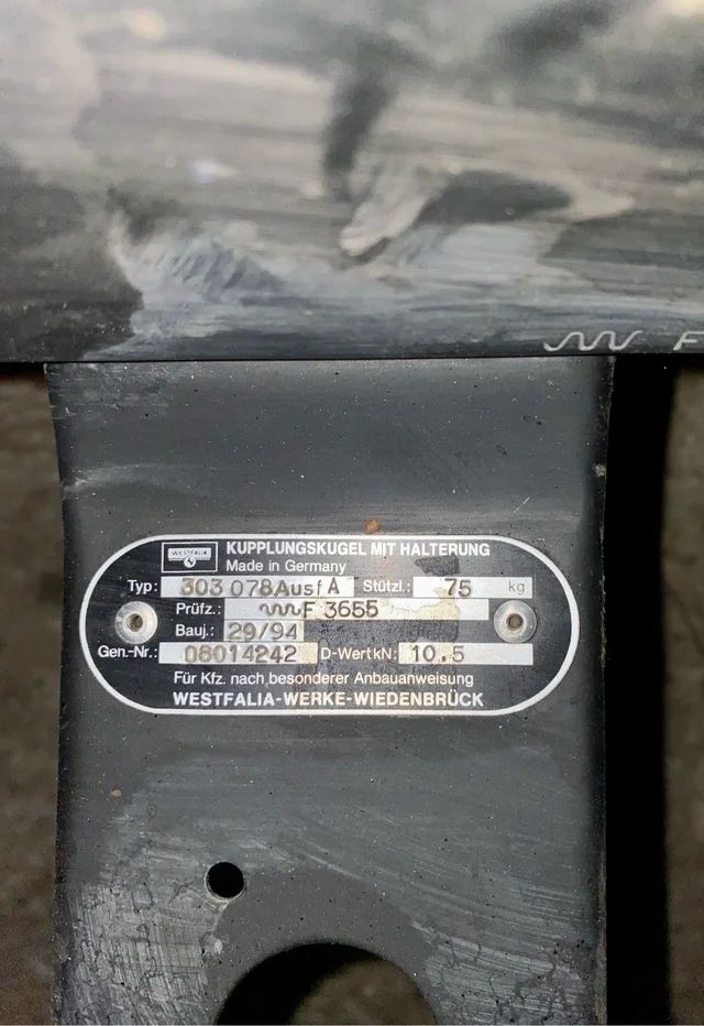 Enganche bola westfalia 525tds e34