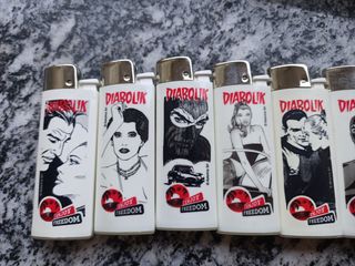 Accendini Diabolik bianchi 