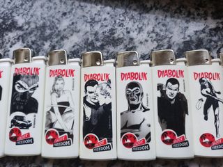 Accendini Diabolik bianchi 