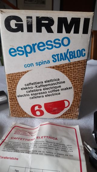 Macchina da caffè elettrica vintage