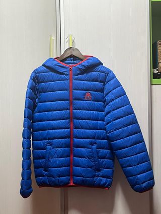 Plumífero azul  benetton