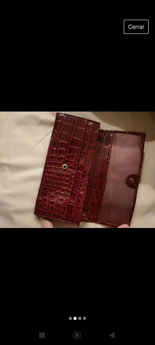 Cartera a estrenar. Disponible en negro