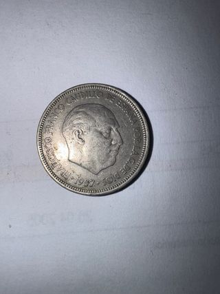 5 pesetas franco 