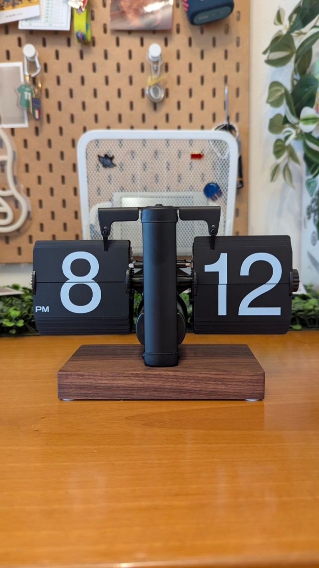 Flip clock orologio da tavolo a fogli retro