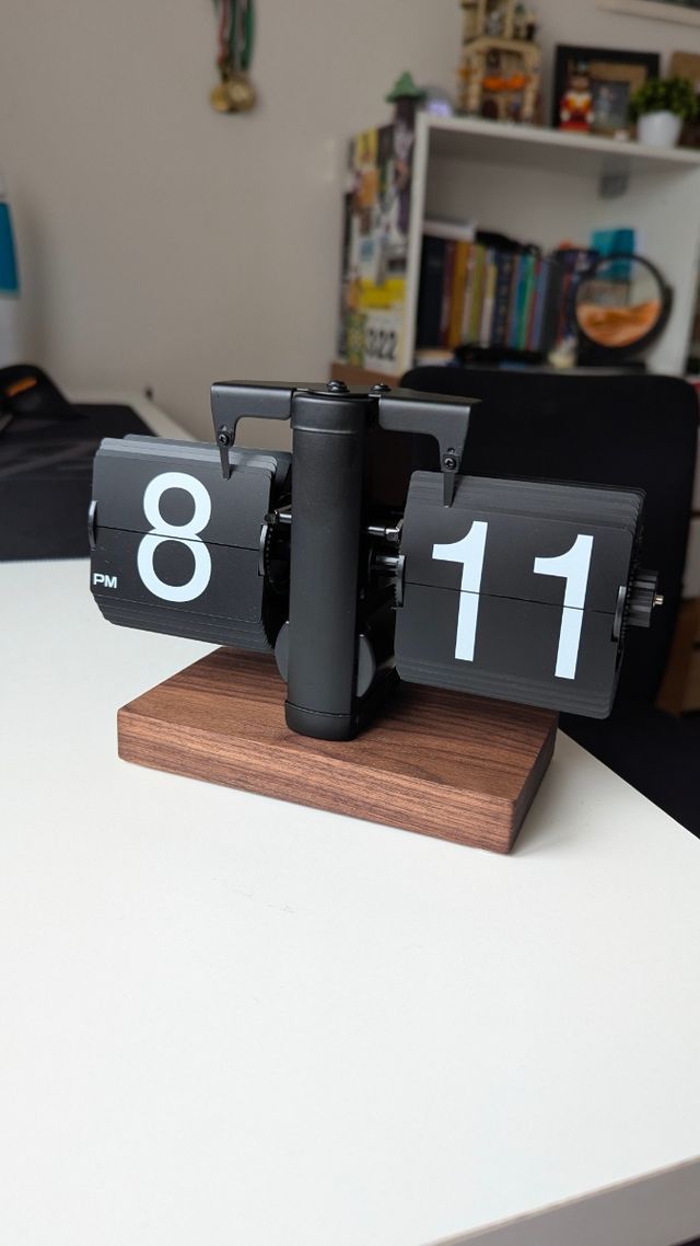 Flip clock orologio da tavolo a fogli retro