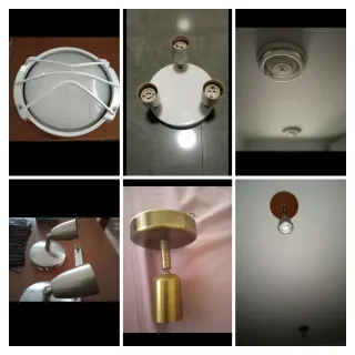 Plafones y alógenos VARIADOS (Ver fotos)