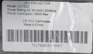 Proyector muro 702.hdmi,USB..., soporte y PANTALLA