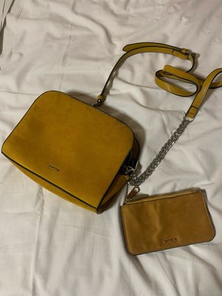 Bolso y billetero a juego