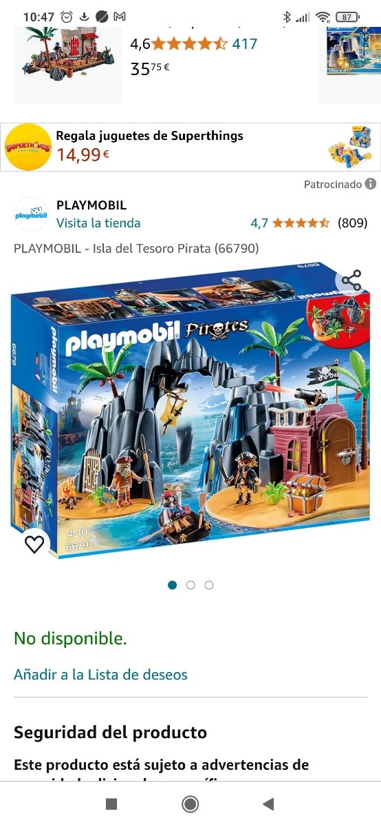 Isla pirata de Playmobil