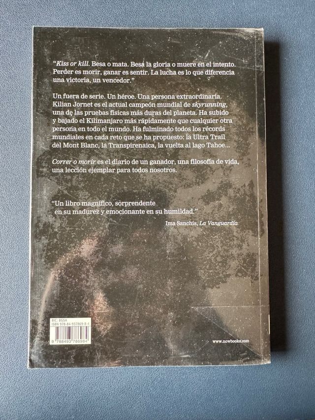 CORRER O MORIR Kilian Jornet