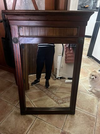 Espejo dormitorio madera