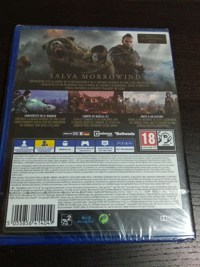 The Elder Scrolls Online Morrowind Sellado