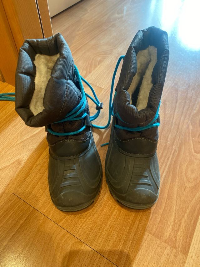 Botas nieve niño talla 28