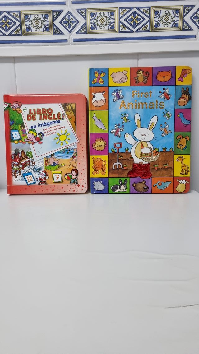 MI LIBRO DE INGLES EN IMAGENES ROJO