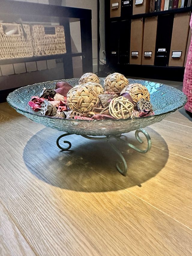 Fiente / Ensaladera decorativa Centro de flores