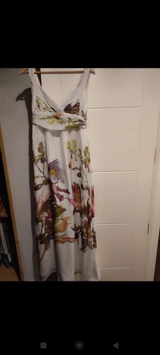 Vestido largo zara talla M