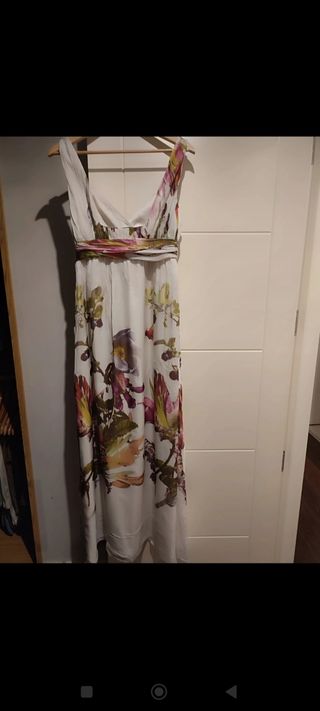 Vestido largo zara talla M