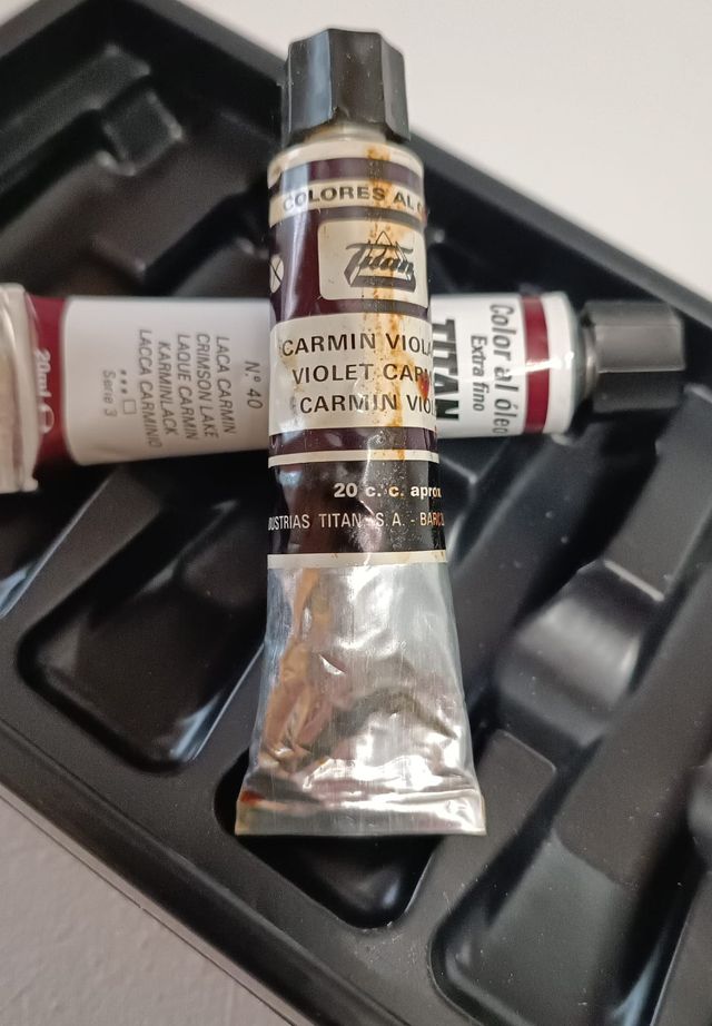 Lote 2 Óleos Titán (nº 40-42) 20 ml. Nuevos