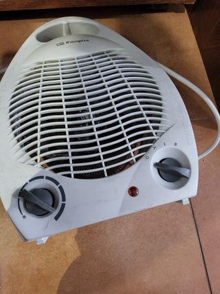 Calefactor de aire blanco 