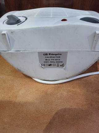 Calefactor de aire blanco 