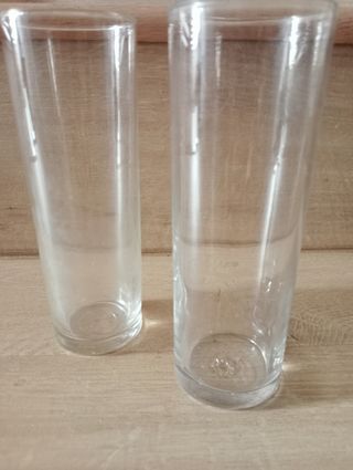 Vasos de tubo . Set de 10