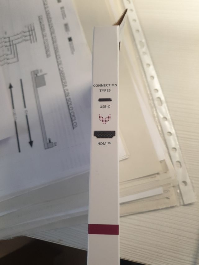 Adaptador de vídeo hdmi a usb-c