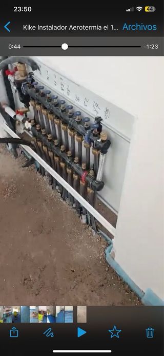 Suelo radiante aerotermia placas solares