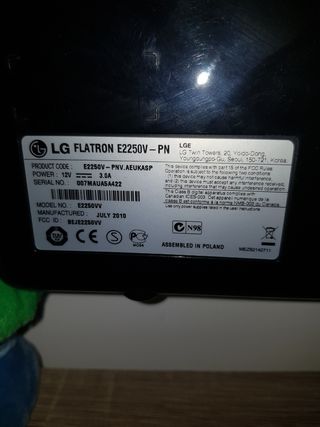 Monitor lg 22" e2250vv fullhd