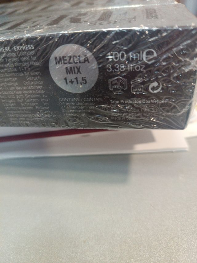 Tres tintes profesional de 100ml.