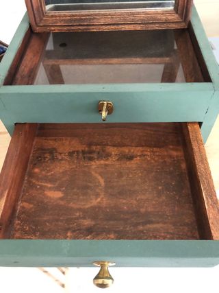 Joyero antiguo madera
