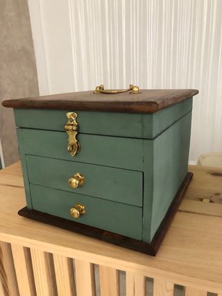Joyero antiguo madera