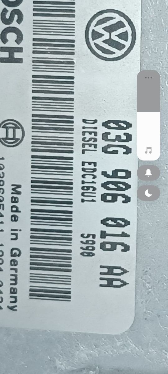 Unidad de motor ECU grupo VAG