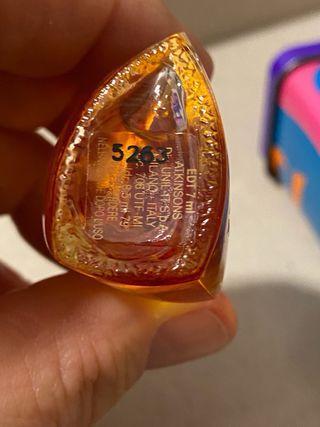 Profumo in miniatura 7 ml scatola in latta