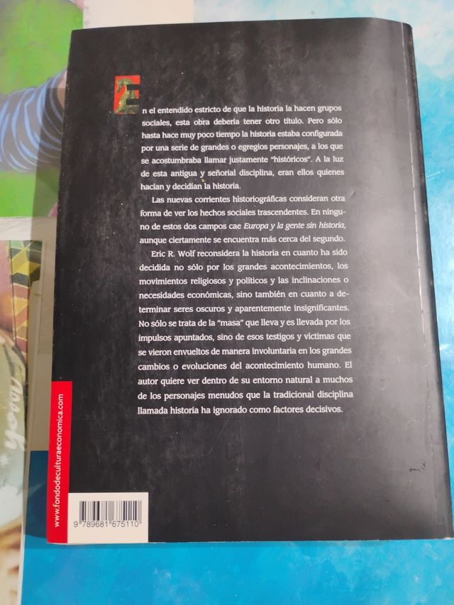 Libro UNED. "EUROPA y la gente sin historia".