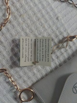 Pulsera chapada en oro