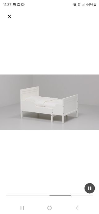 Cama SUNDVIK IKEA  Y COLCHON  (EXTENSibl