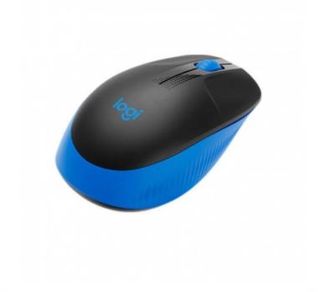 Ratón Logitech M190 Wireless Inalámbrico Negro Azul, Nuevo