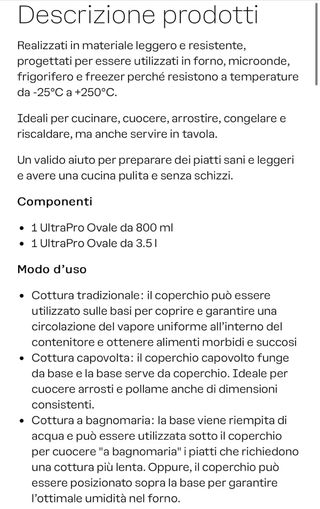 ULTRA PRO cottura forno/microonde TUPPERWARE