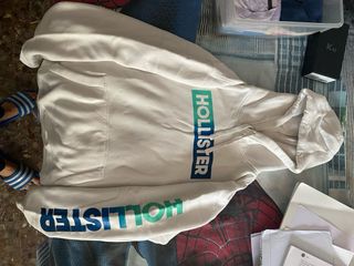 Sudadera Hollister Blanca
