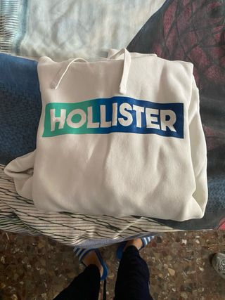 Sudadera Hollister Blanca