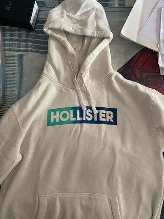 Sudadera Hollister Blanca