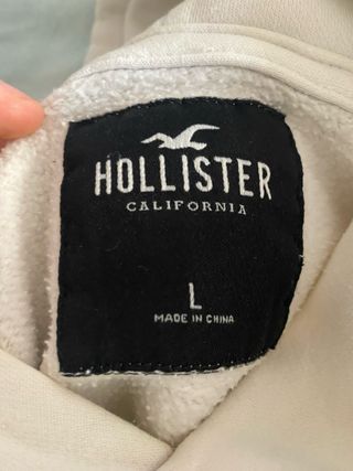 Sudadera Hollister Blanca
