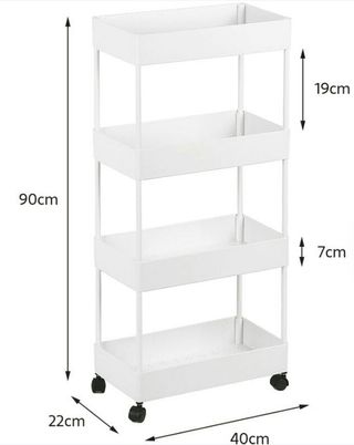 Carrello con ruote 