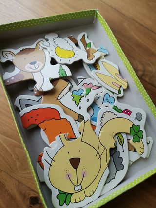 Lote. Libros infantiles, mi primer puzzle