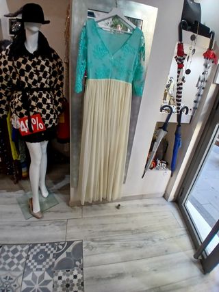 Vestido elegante largo,  de fiesta