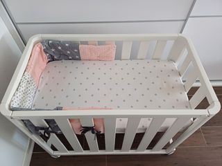 Cuna colecho DOCO. Colchon sabanas funda 120×60cm