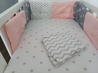 Cuna colecho DOCO. Colchon sabanas funda 120×60cm